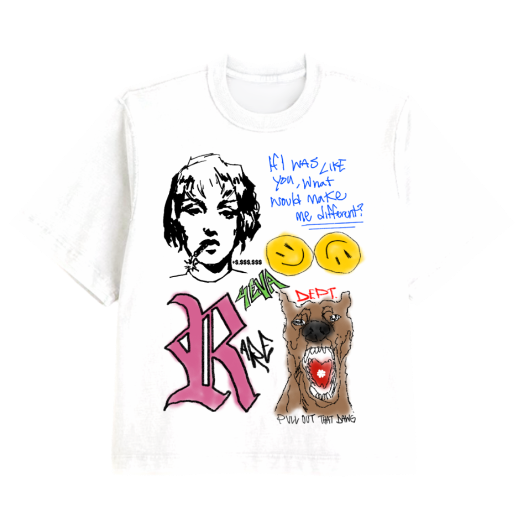 Rare Dept. Doodle Tee ( White)