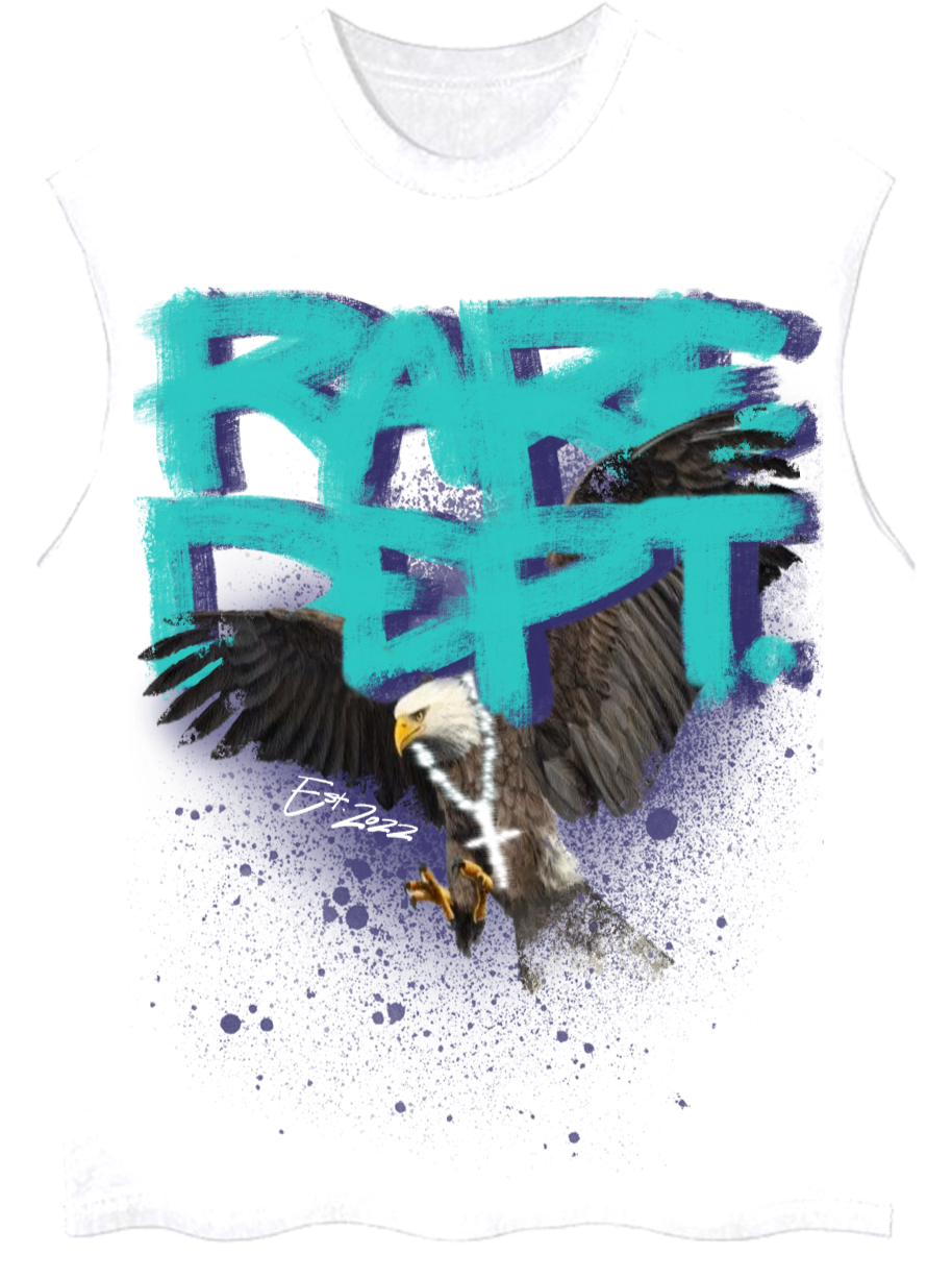 “Grape Eagle Vol. 2 ” Sleeveless Tee (White)