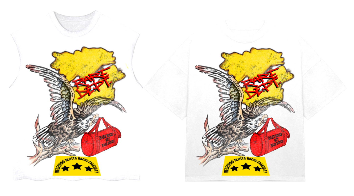 “On The $ Hunt ” Shirts (white)[Optional]