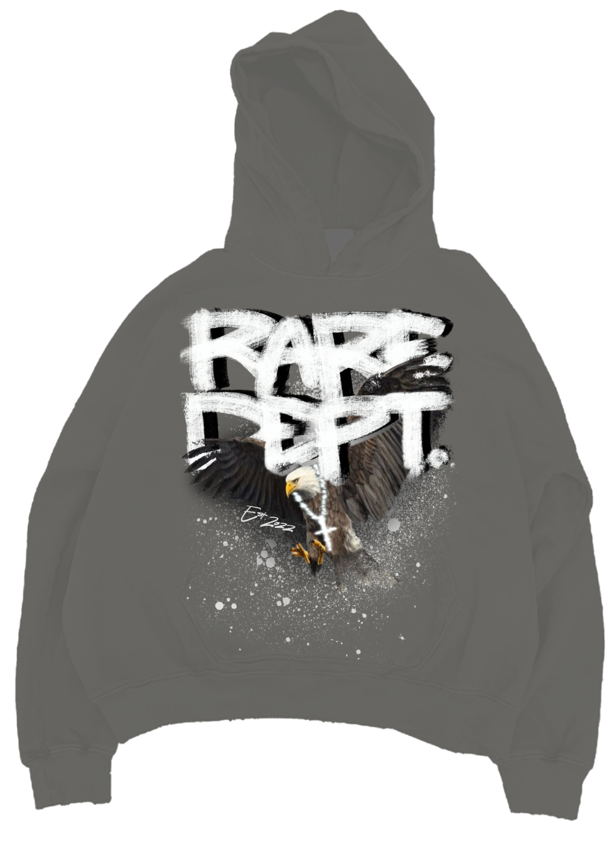 “Rare Eagle” Vol 2  Hoodie (Grey)