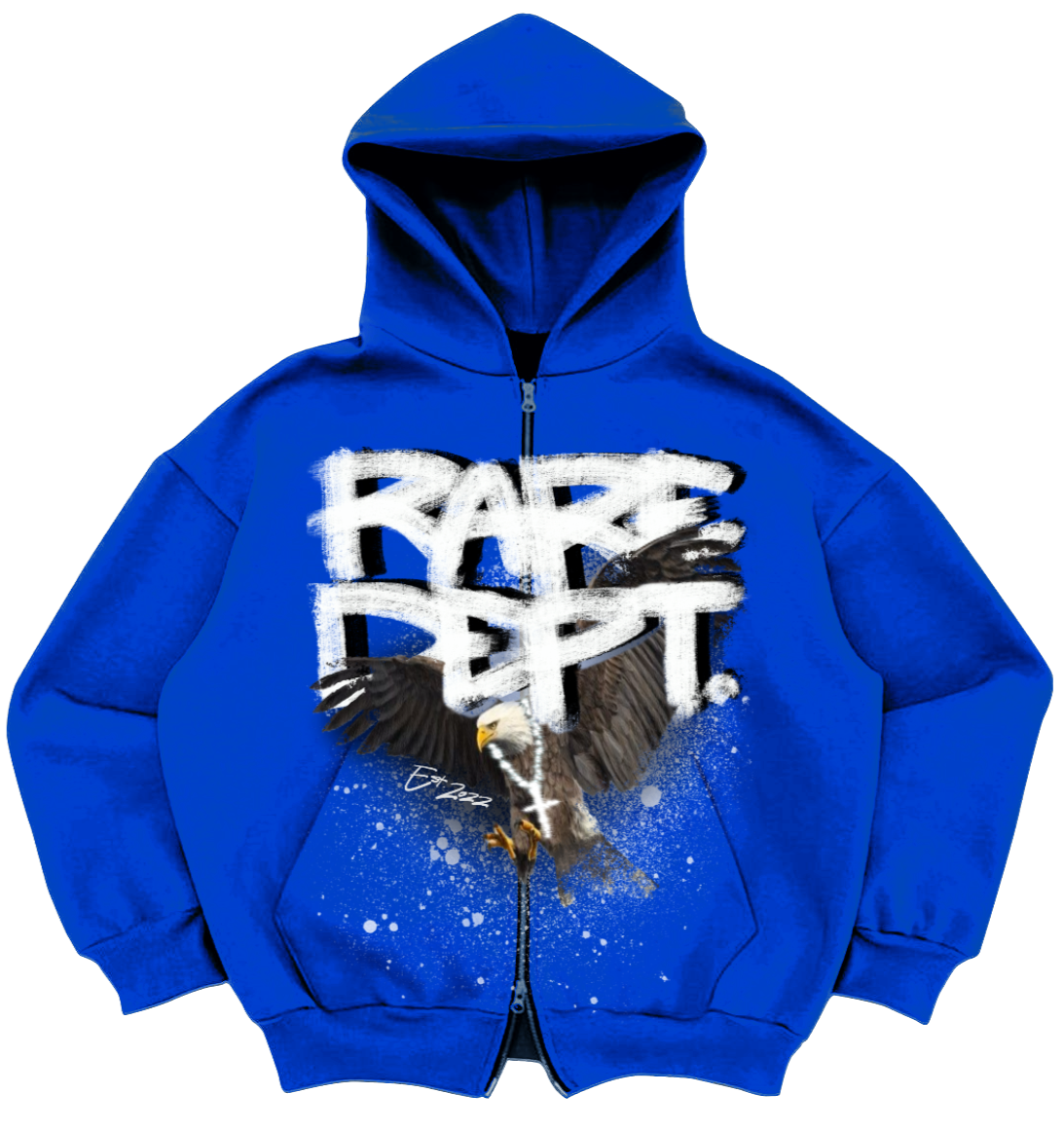 Rare Dept. “Blue Eagle Vol 2” Zip-Up Hoodie (Blue)