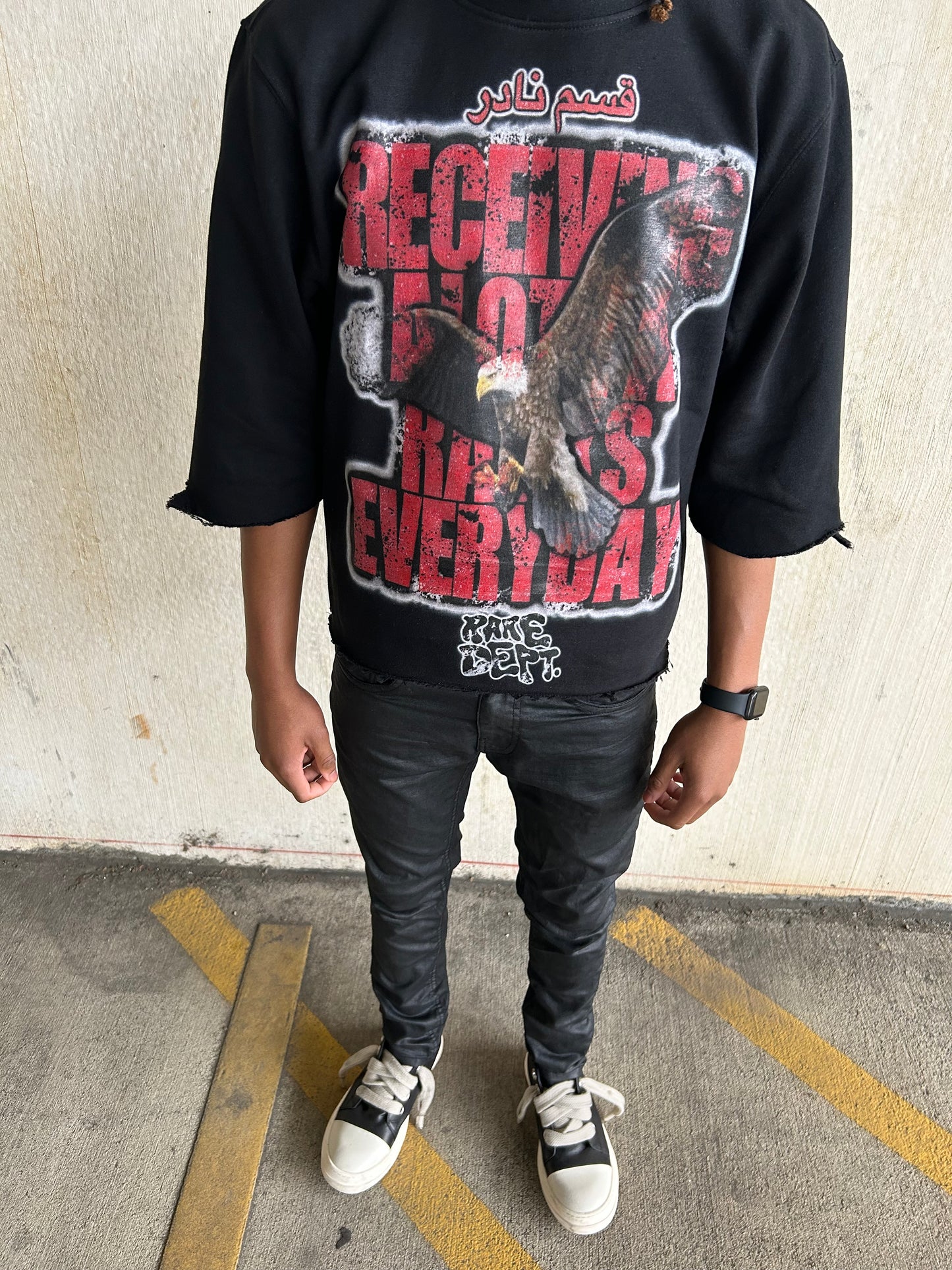 “Red Eagle” Cut Off Sweater – Rare Department