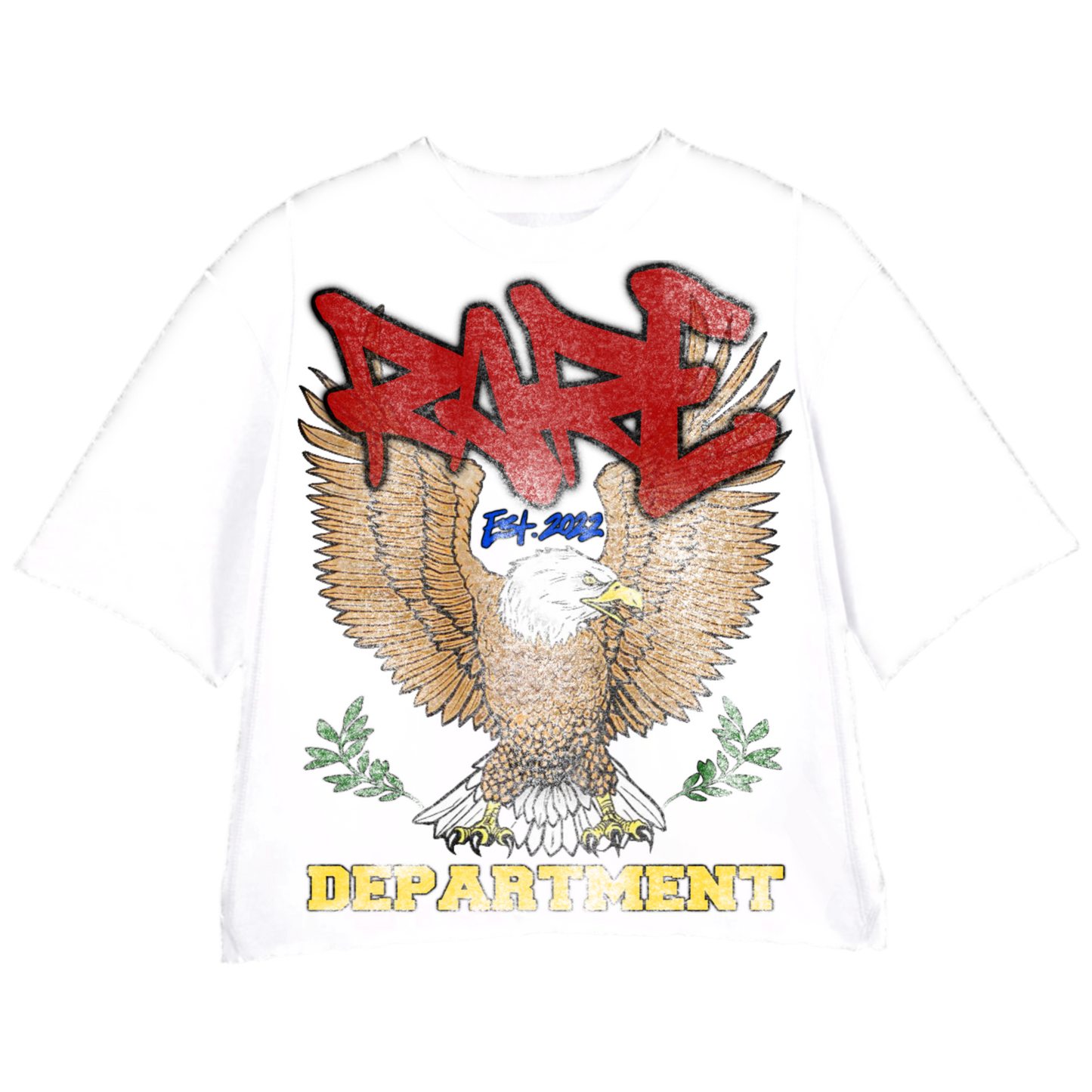 “Vintage Timing” Crewneck Shirt (White)