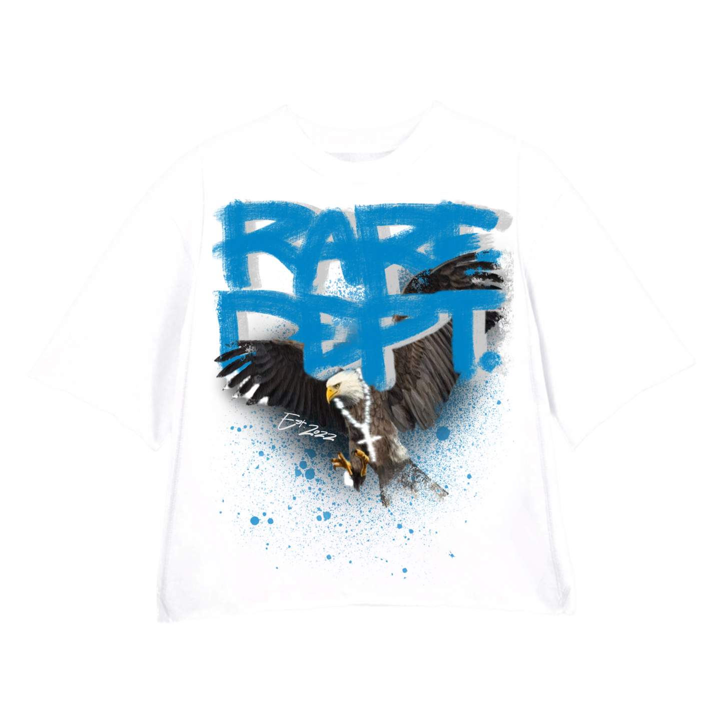 “Blue Eagle Vol. 2 ” Crewneck Shirt (White)