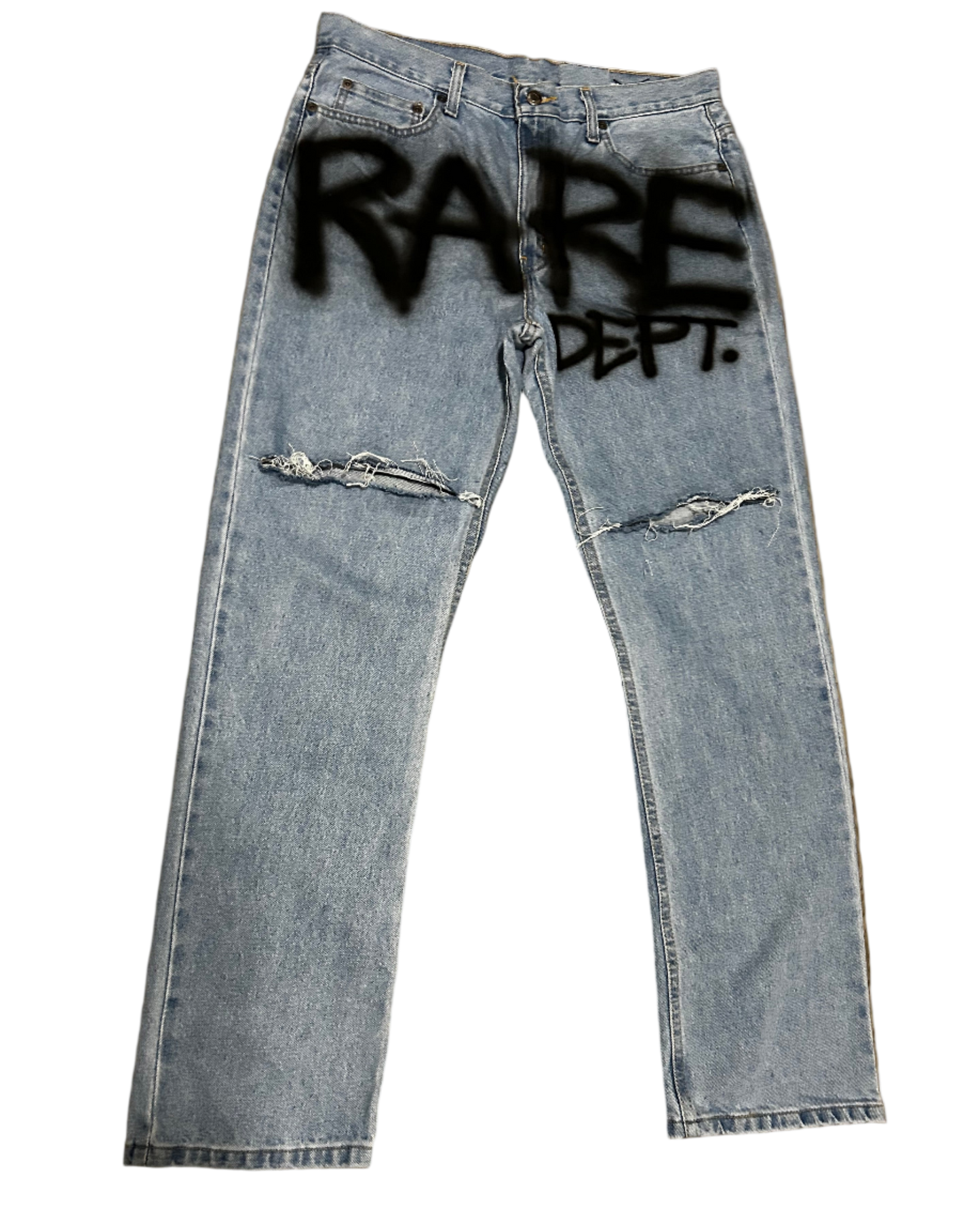 Rare Dept. “GRAFFITI FLOW” Jeans (Black)