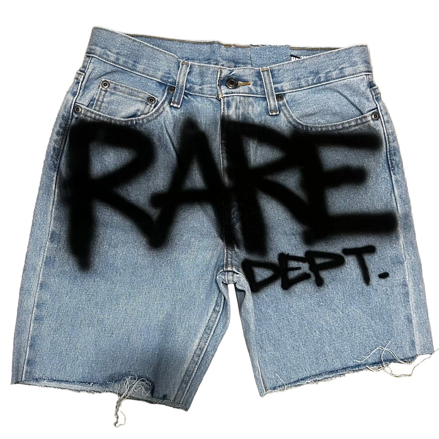 Rare Dept. “GRAFFITI FLOW” Jorts (Black)