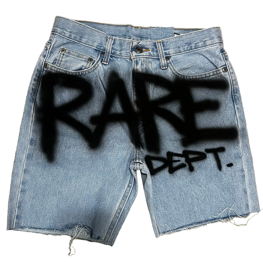 Rare Dept. “GRAFFITI FLOW” Jorts (Black)