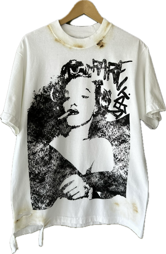 “Vintage Timing Vol.1” Tee (White + Torched)