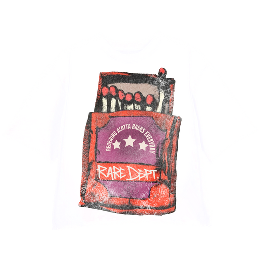 “4EVA Lit” Crewneck Shirt (White)