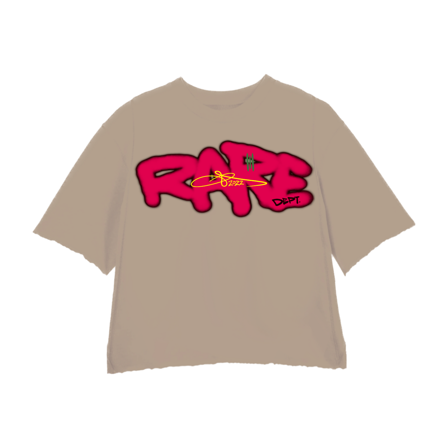 “RareWar” Crewneck Shirt (Brown)