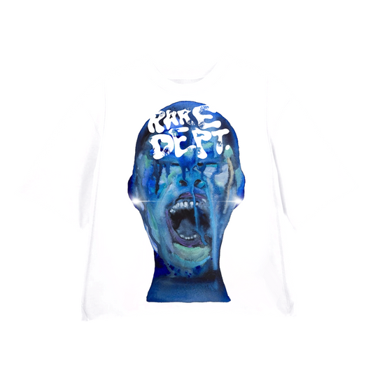 “Blu Boy” Crewneck Shirt (White)